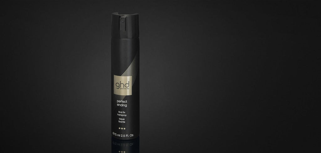 ghd Perfect Ending laque fixante, format voyage, flacon