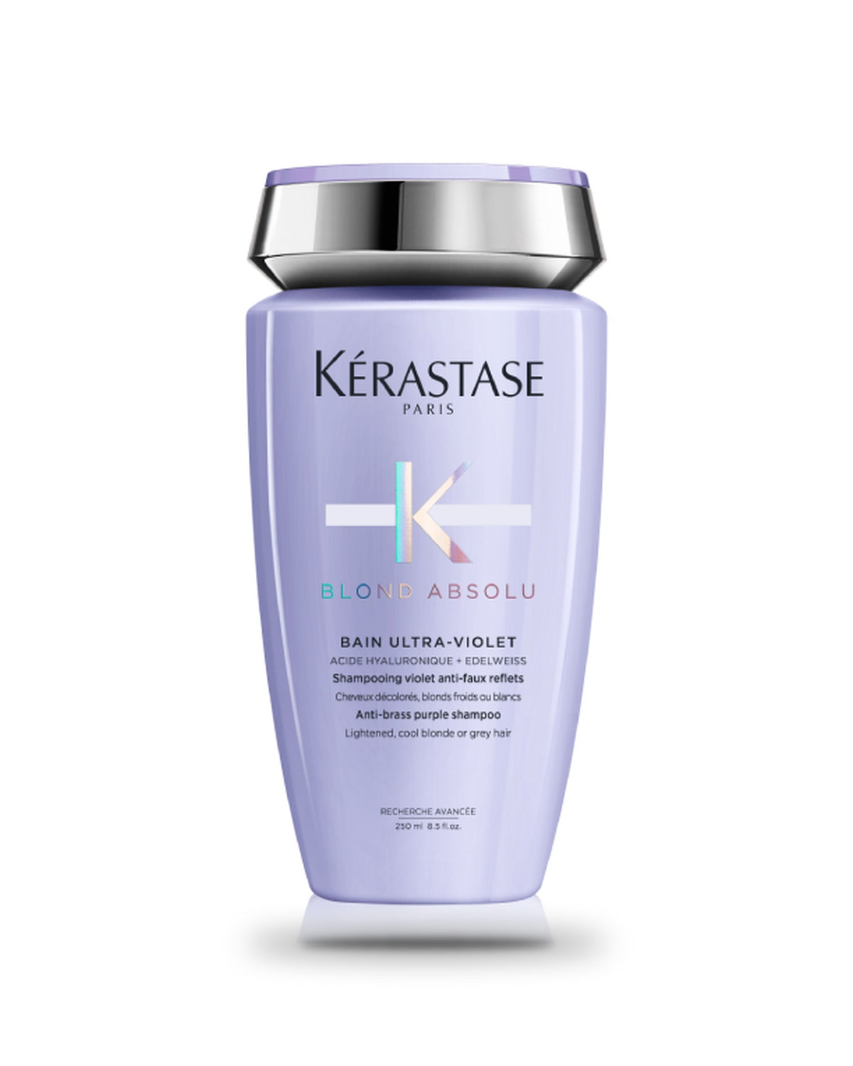 Kérastase Blond Absolu Bain Ultra-Violet 250 ml, sur fond blanc