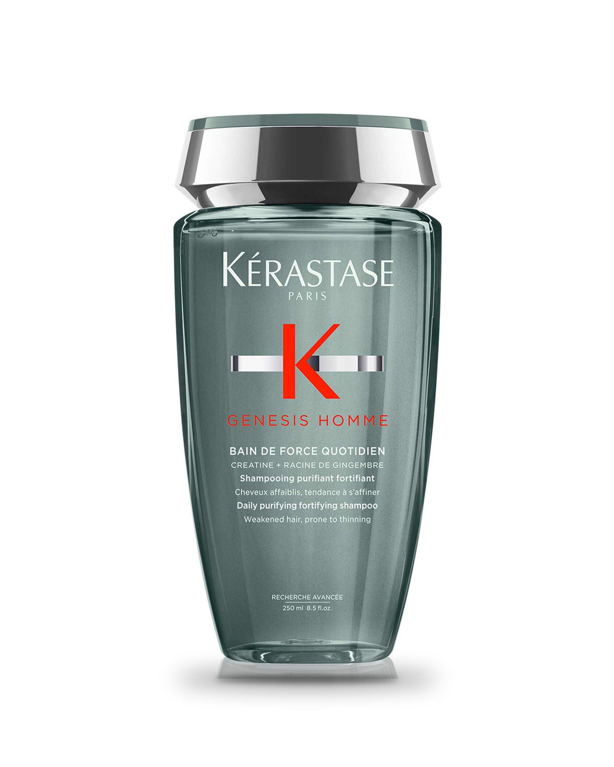 Kérastase Genesis Homme Bain de Force Quotidien, sur fond blanc