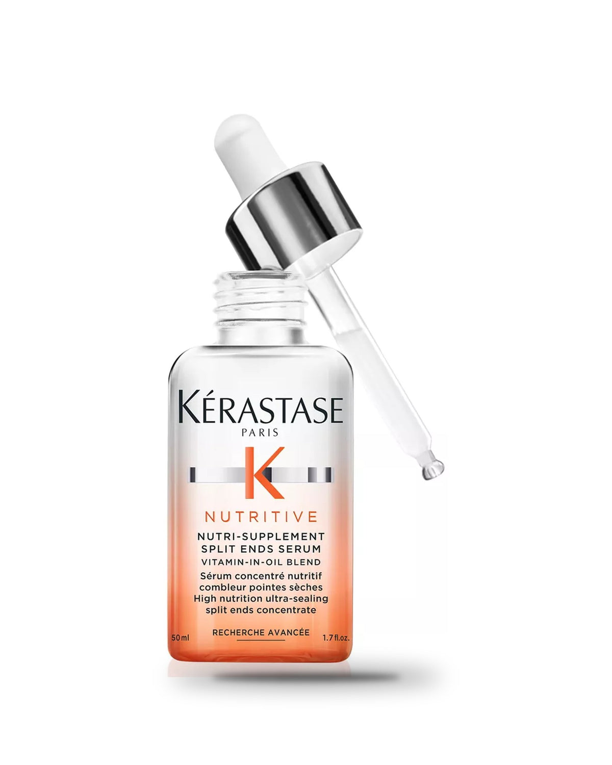 Kérastase Nutritive Concentré Pointes Sèches 50 ml, sur fond blanc