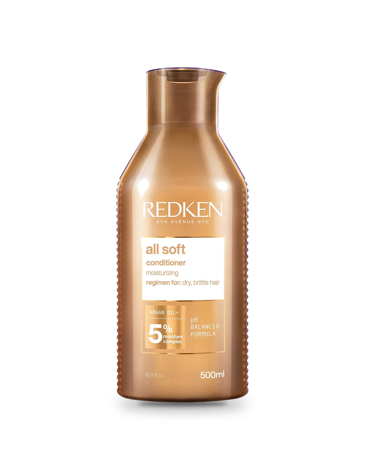 Redken All Soft après-shampooing 500 ml, sur fond blanc