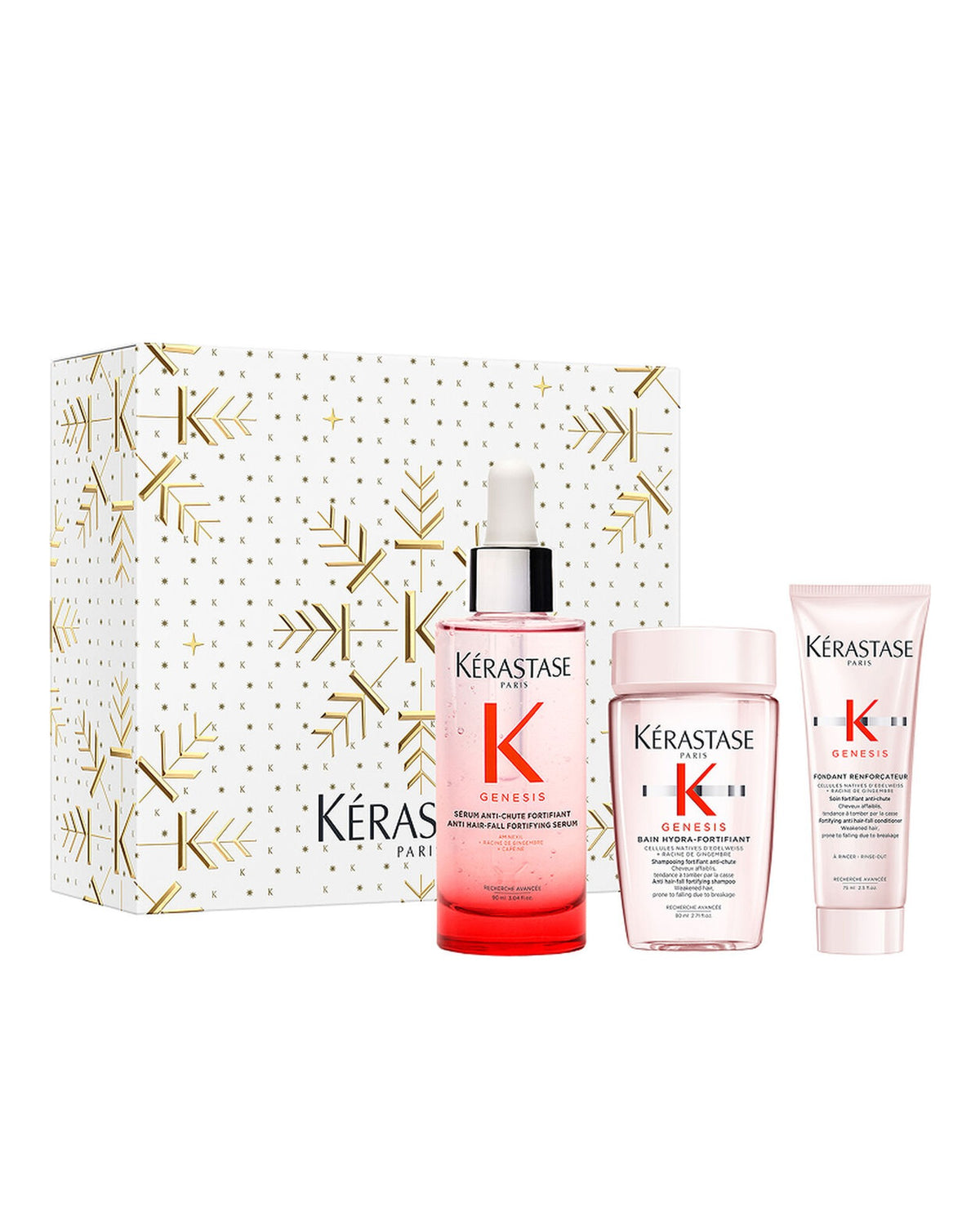 Coffret Kérastase Genesis Noël 2026 : Sérum Anti-Chute, Bain Hydra-Fortifiant et Fondant Renforçateur