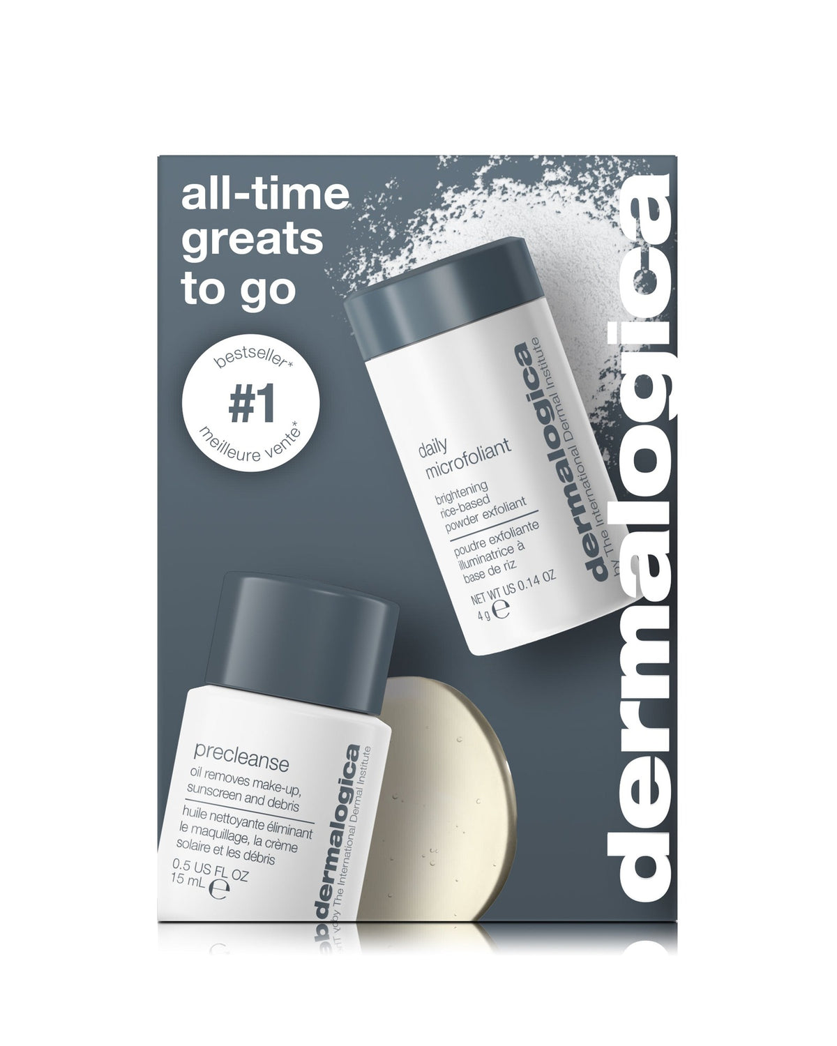 Kit voyage Dermalogica All-Time Greats To Go : PreCleanse et Daily Microfoliant