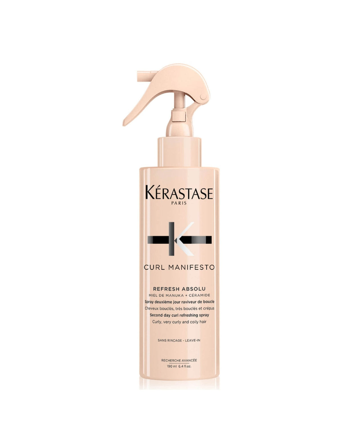 Kérastase Curl Manifesto Refresh Absolu 190 ml, sur fond blanc