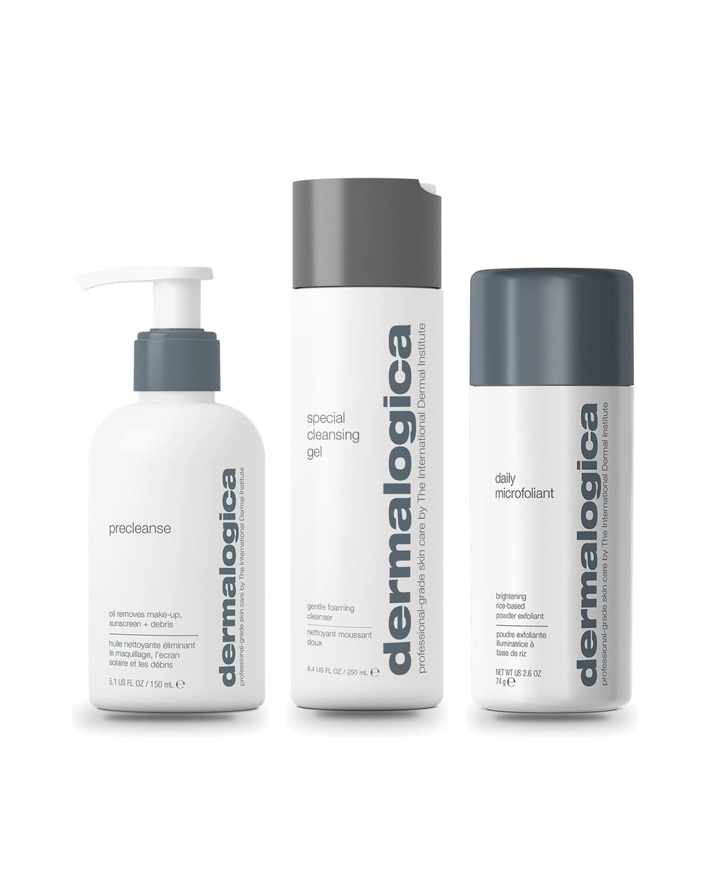 Dermalogica : PreCleanse, Special Cleansing Gel et Daily Microfoliant, la routine nettoyer et exfolier