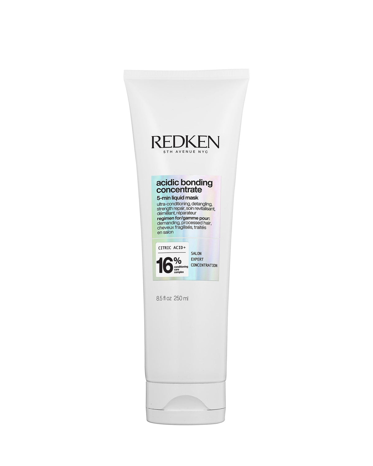 Redken Acidic Bonding Concentrate masque 5 minutes 250 ml, sur fond blanc