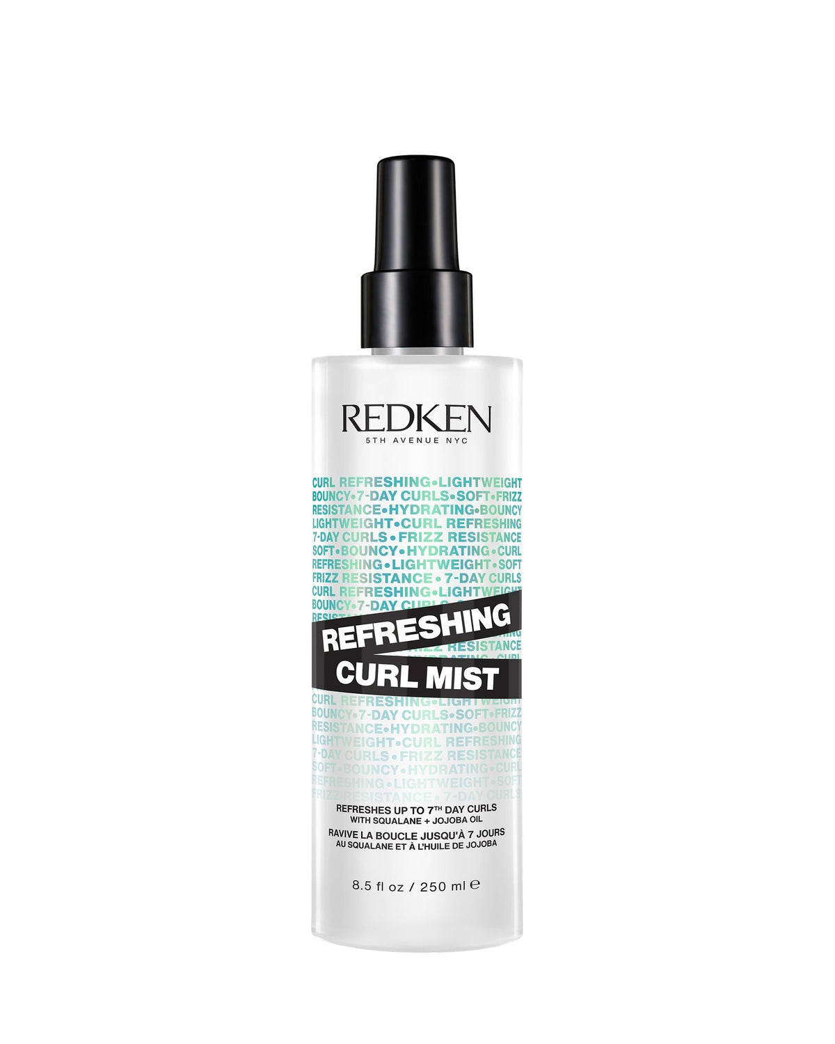 Redken Refreshing Curl Mist 250 ml, sur fond blanc