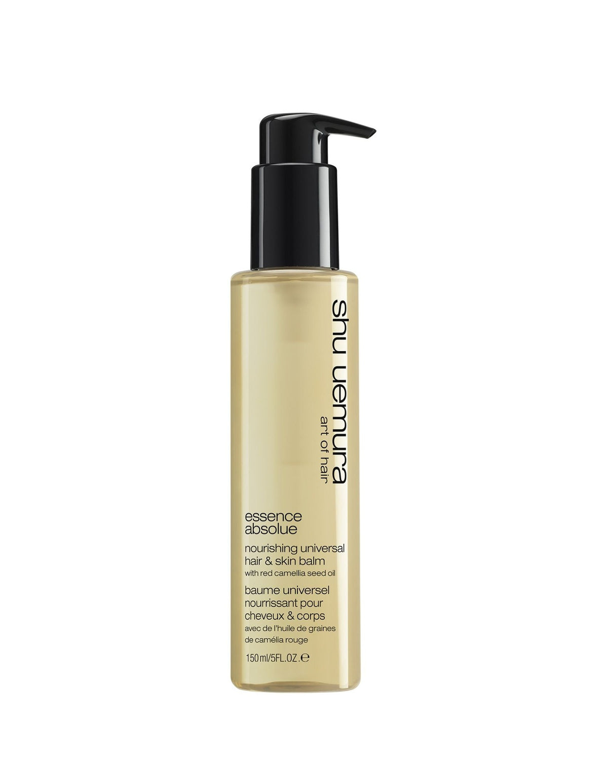 Shu Uemura Essence Absolue, baume universel nourrissant cheveux et corps, flacon pompe de 150 ml