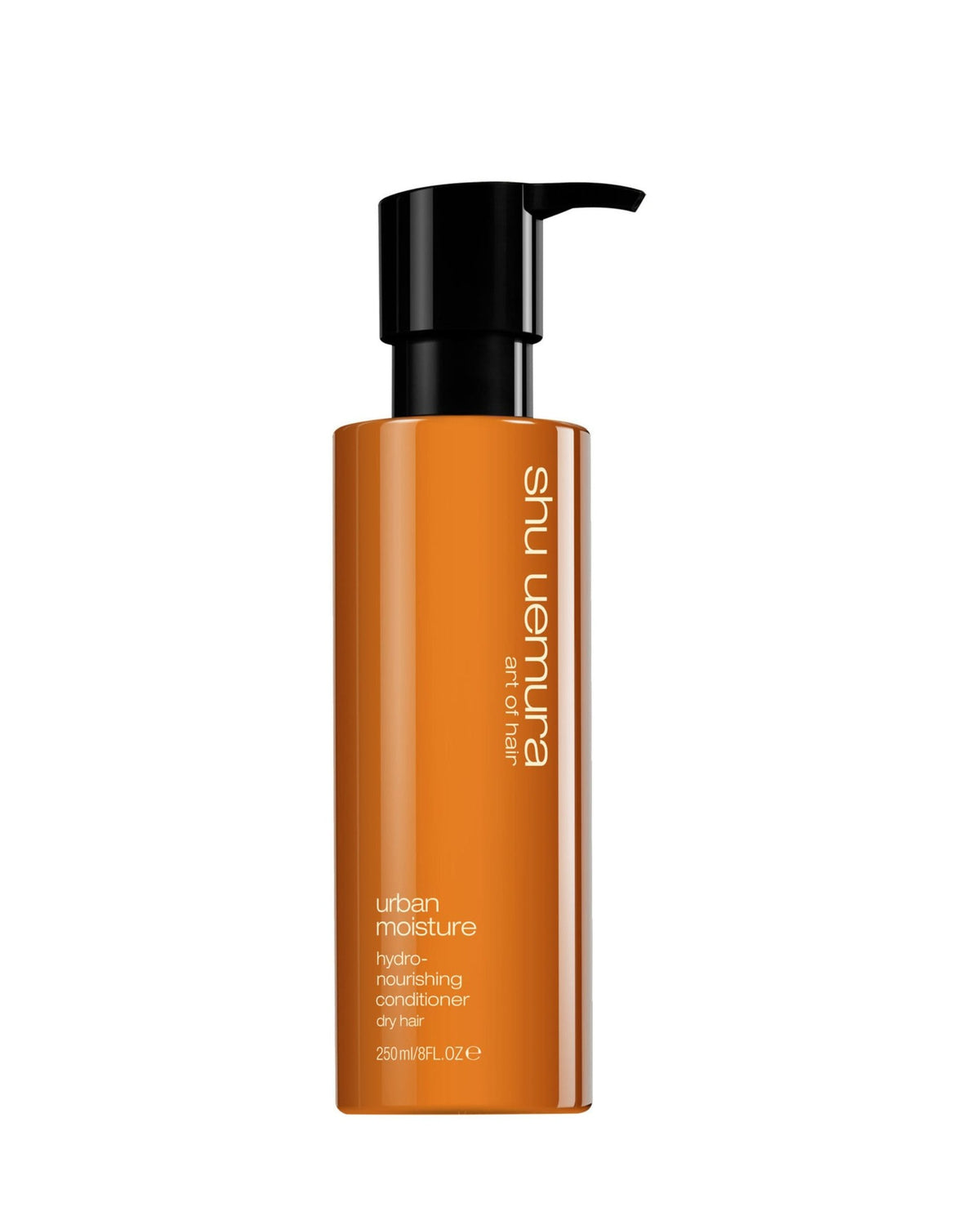 Shu Uemura Urban Moisture, après-shampooing hydro-nourrissant, flacon pompe orange de 250 ml