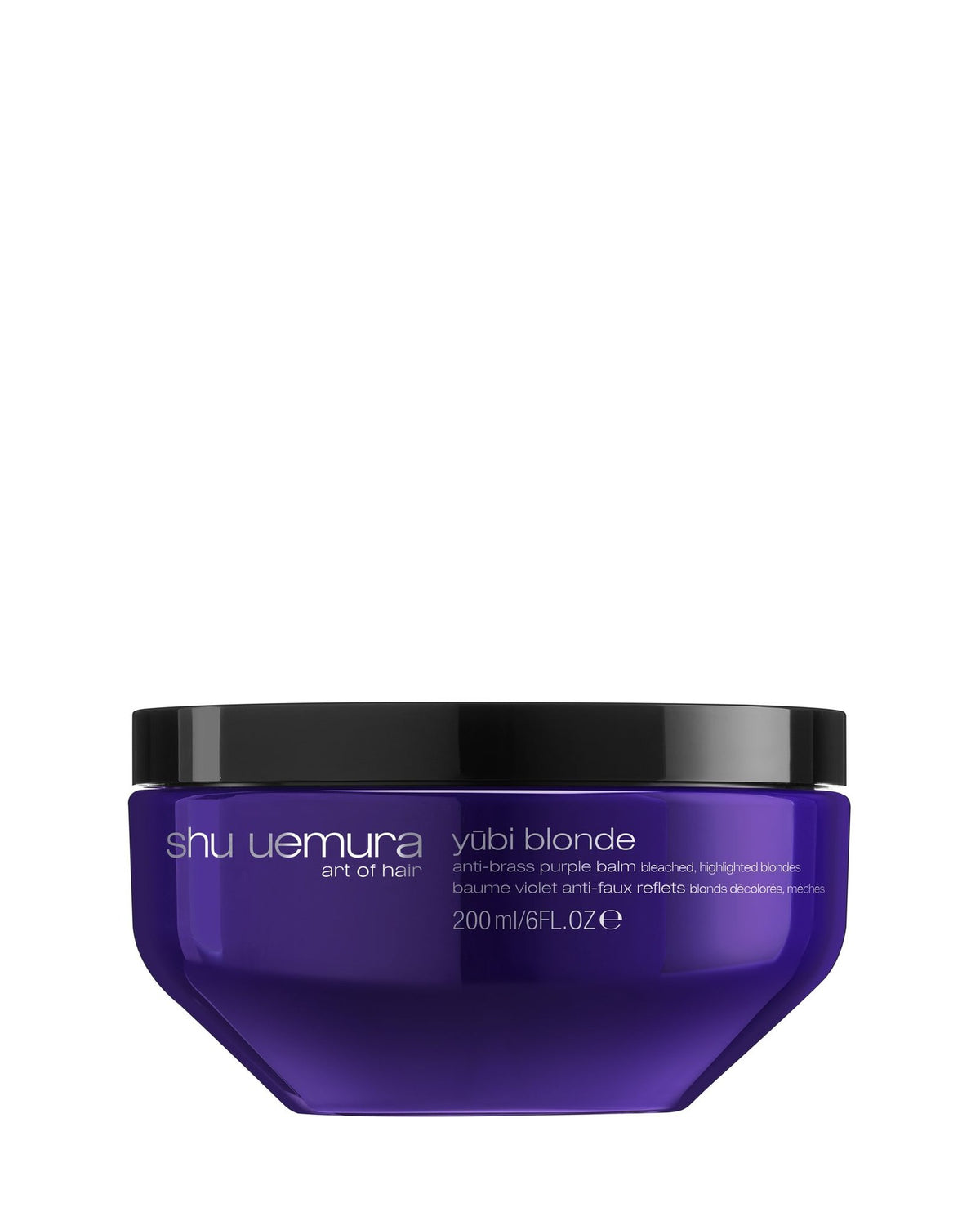 Shu Uemura Yūbi Blonde, masque neutralisant violet, pot de 200 ml